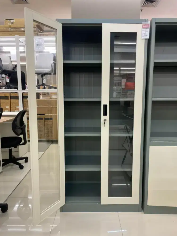 FILE CABINET FULL GLASS