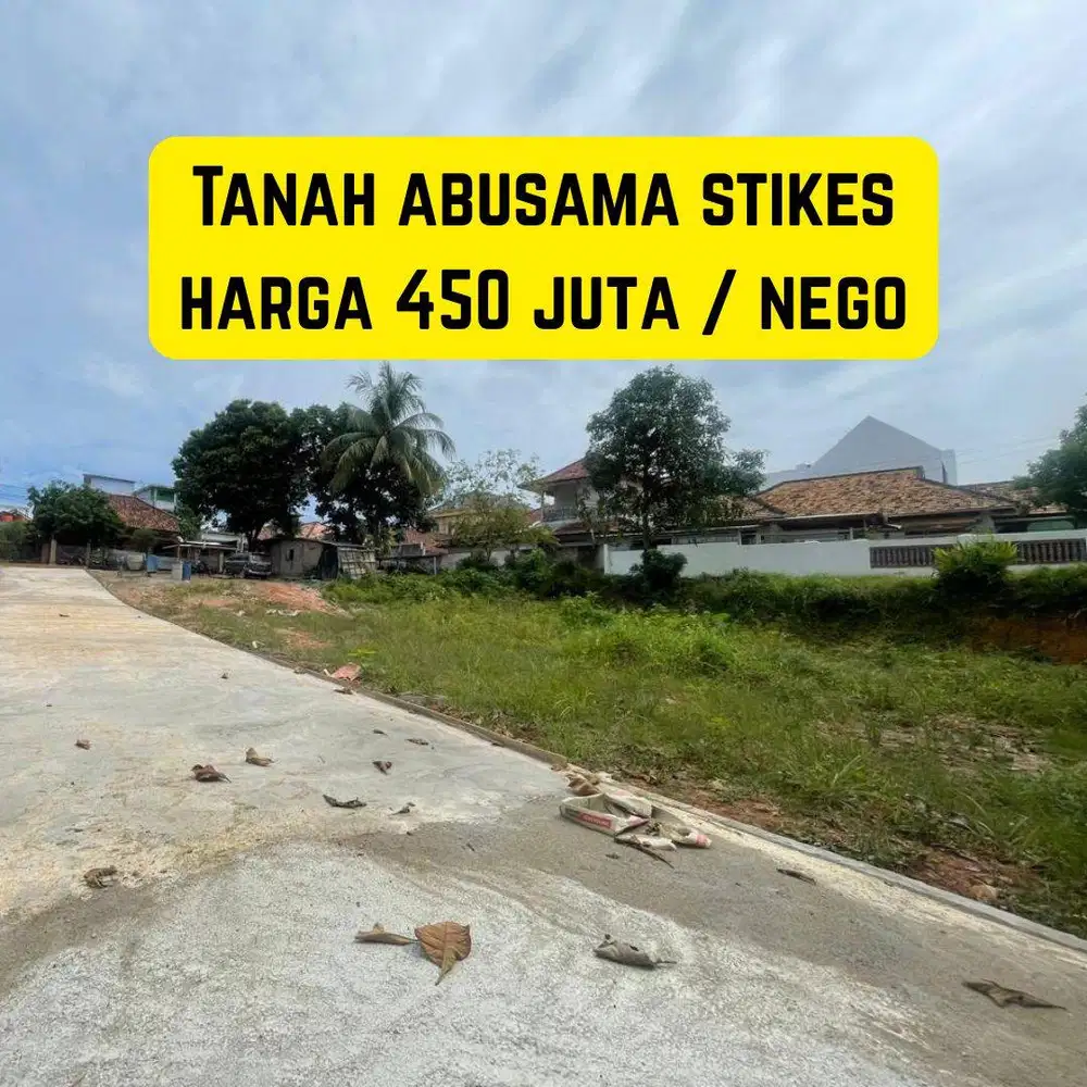 JUAL CEPAT TANAH ABUSAMA BELAKANG STIKES PALEMBANG
