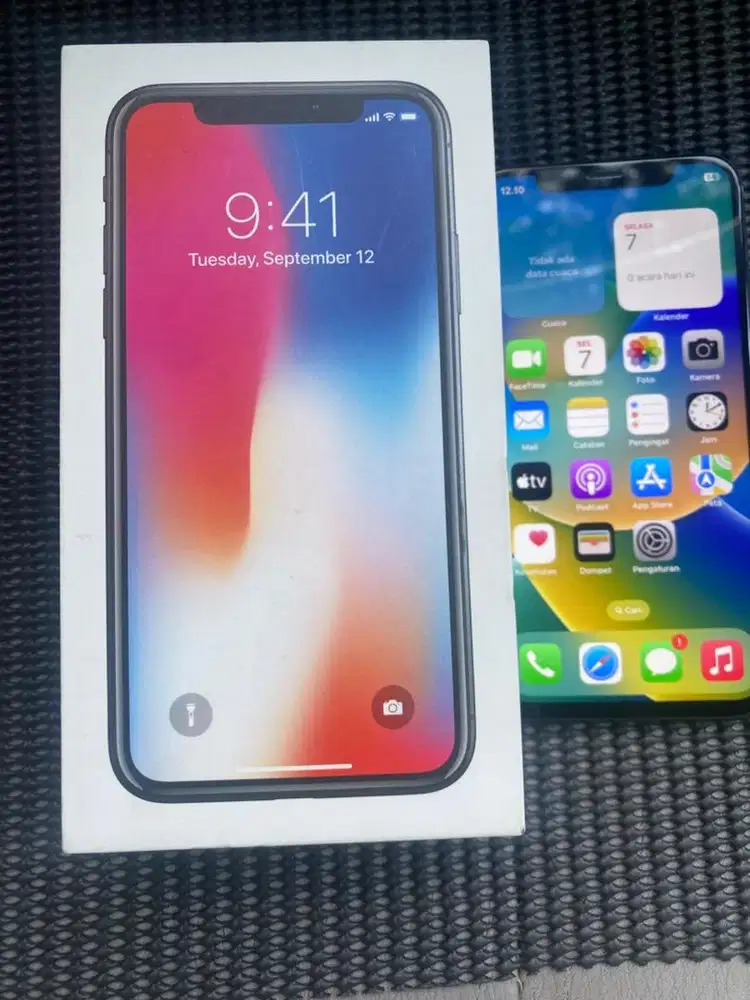 Iphone X 256 gb All operator no minus lkp ex inter siap pakai