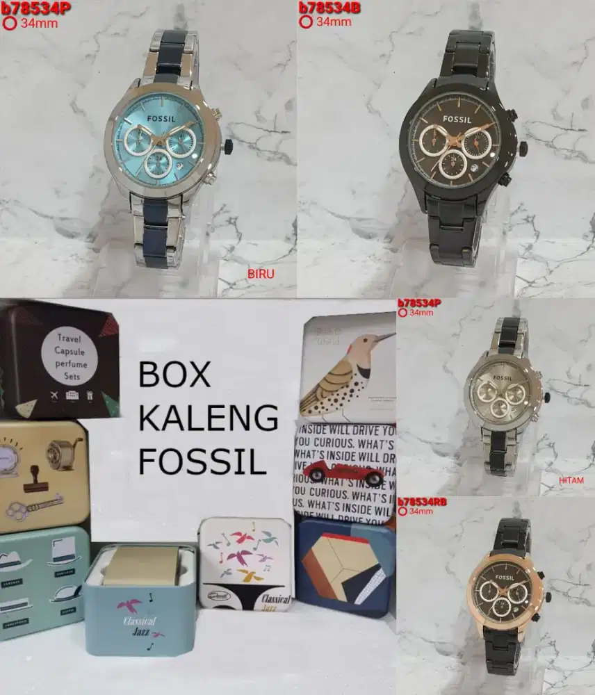 JAM TANGAN FOSSIL FREE BOX