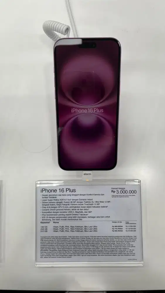 Iphone 16 Plus 128 / 256 / 512