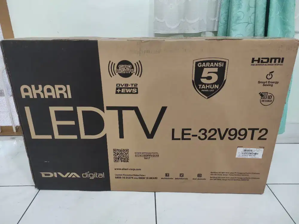 Led tv Akari 32inch BARU