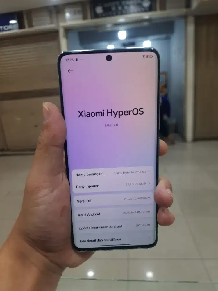 REDMI NOTE 14 PRO+ 5G fullset ori gransi like new