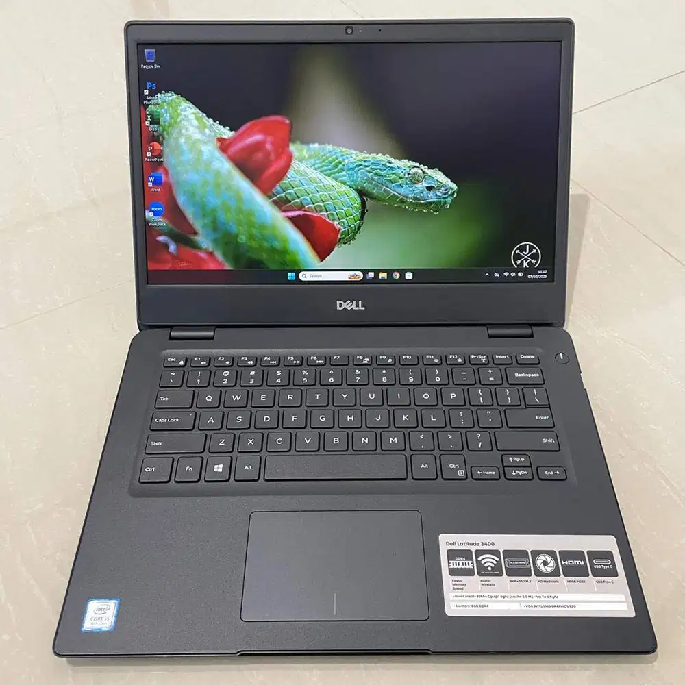 Dell Core i5-8265U GEN 8 RAM 8GB + 256GB NVMe Laptop Dell MURAAH !!!