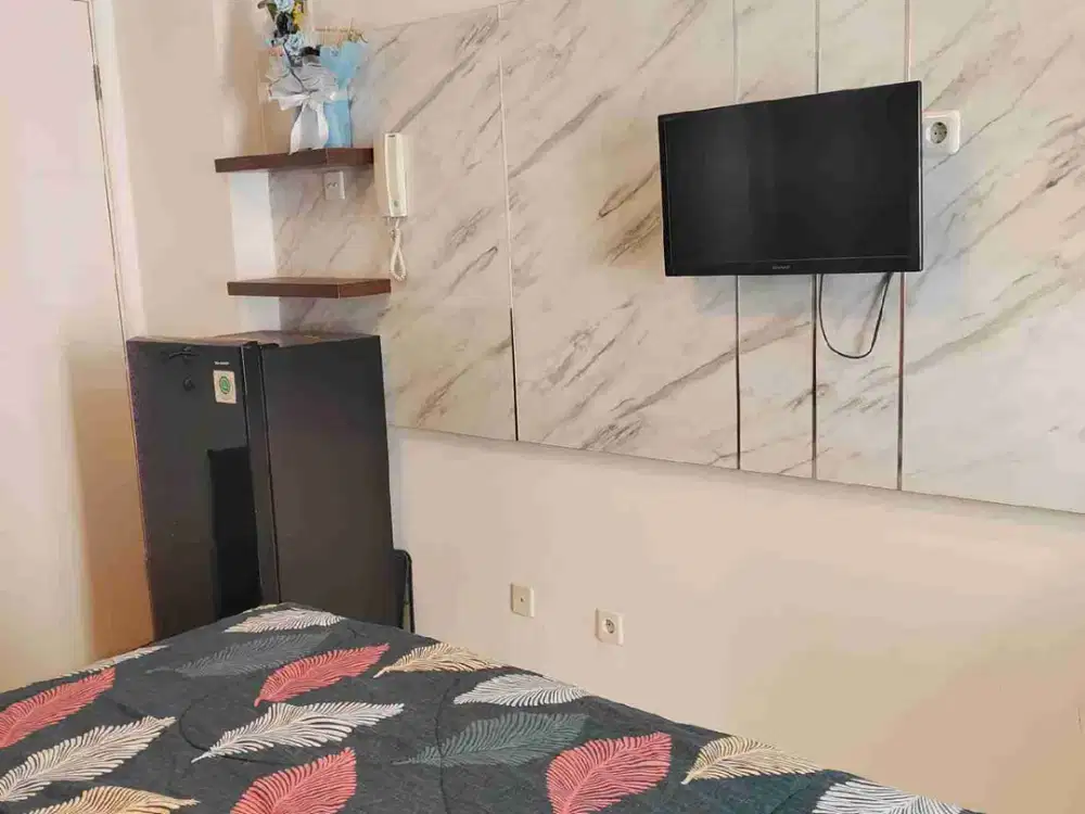 sewa murah apartemen Bassura Type studio full furnish, Free IPL