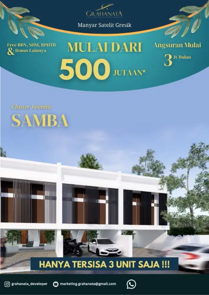 DIJUAL RUMAH KOST 2 LANTAI BARU