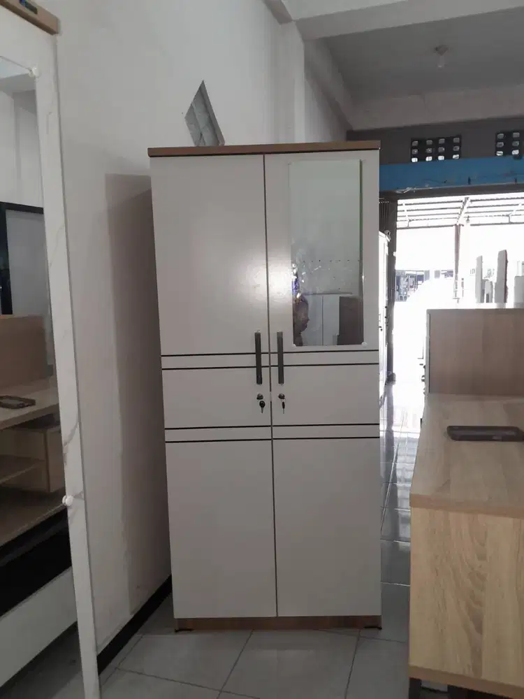 PROMO SALE LEMARI PAKAIAN 2 PINTU TERMURAH SALE