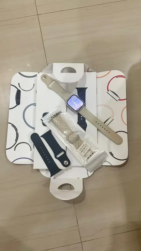 Apple watch series 9 silver blue 41MM