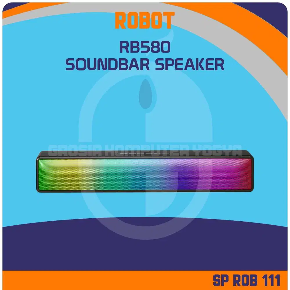 Robot RB580 RGB Light Bluetooth 5.1 Soundbar Portable Wireless Speaker