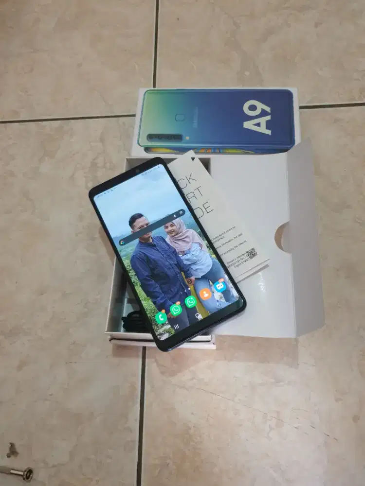 Samsung A9 2018 6/128 fullst mlusss like new ,lcd ori jos pkean hari