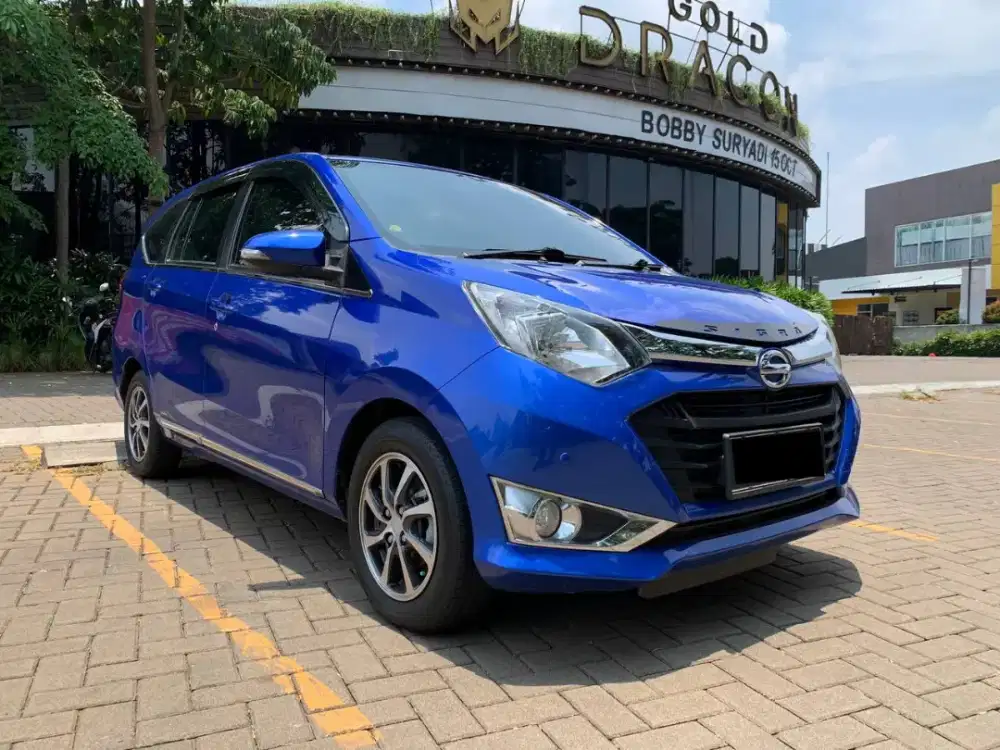 KM LOW! PROMO!! DAIHATSU SIGRA R DELUXE 1.2 AT MATIC 2016 BIRU