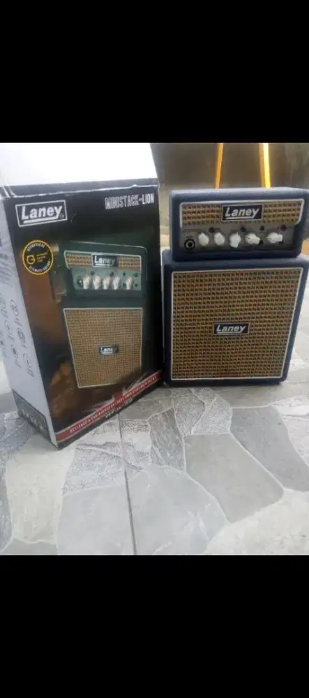 Ampli gitar/ speaker gitar merek laney ministack lion