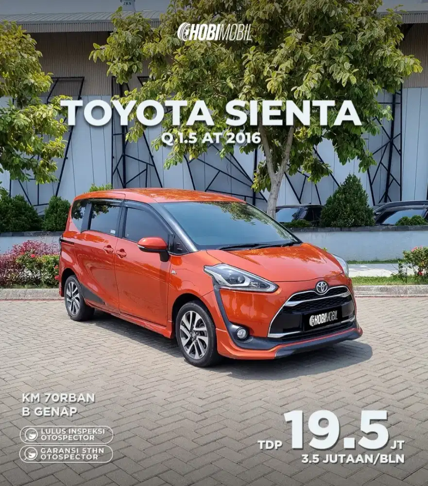 Toyota Sienta Q 1.5 AT Thn 2016