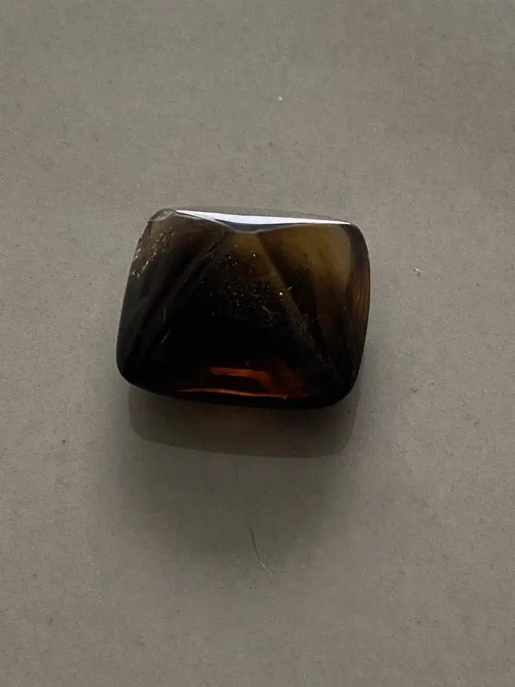 BATU AKIK - WARNA COKLAT – 1.5 X 1.5 CM – PRELOVED