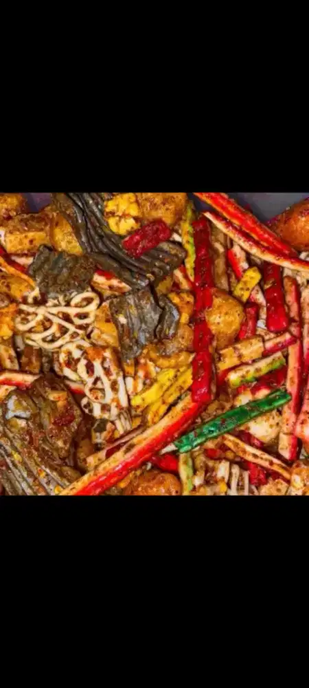 Kripik seblak pedas