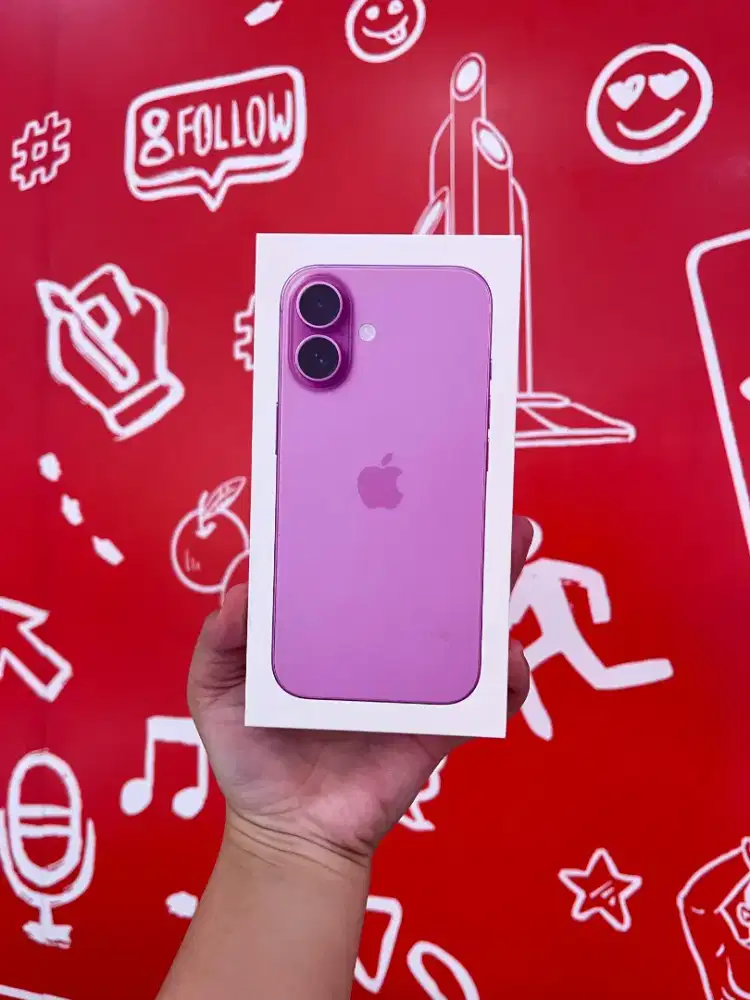 READY IPHONE 16 128GB PINK