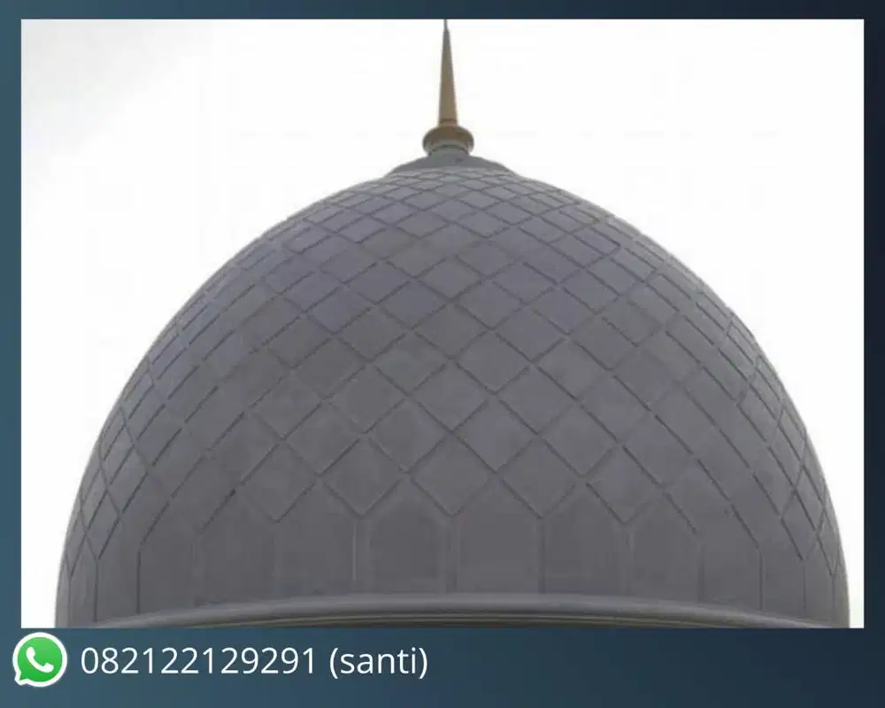 Kubah GRC untuk Masjid 1 Lantai sampai 3 Lantai