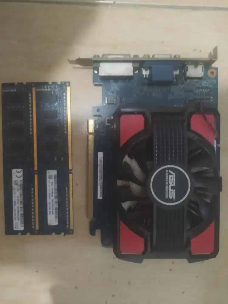 VGA CARD ASUS GT730 2GB ddr3 free ram 2GB