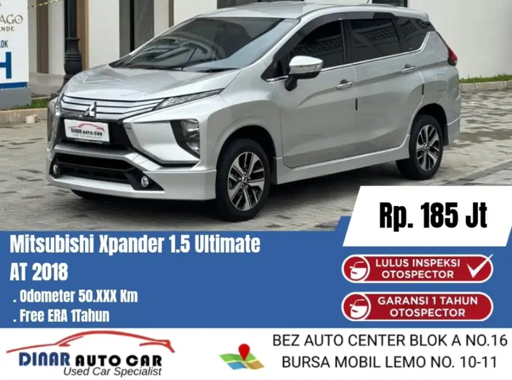 Xpander 1.5 Ultimate 2018 Matic Km 51Rb Warenty 1TH *Dinar AutoCar*