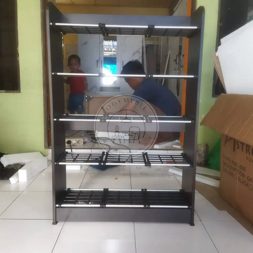 promo sale rak speatu 5 susun gratis antar