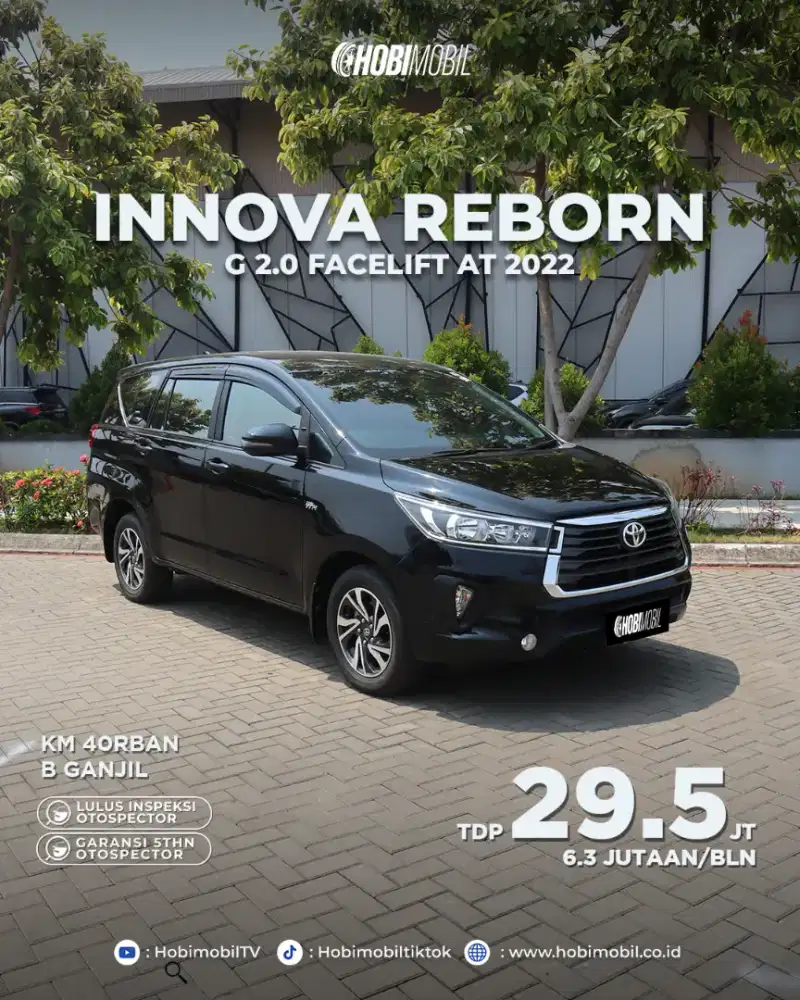 Toyota innova reborn g 2.0 facelift