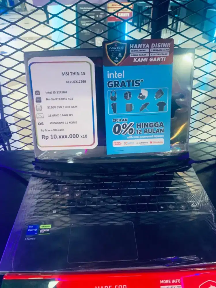Laptop MSI THIN 15
