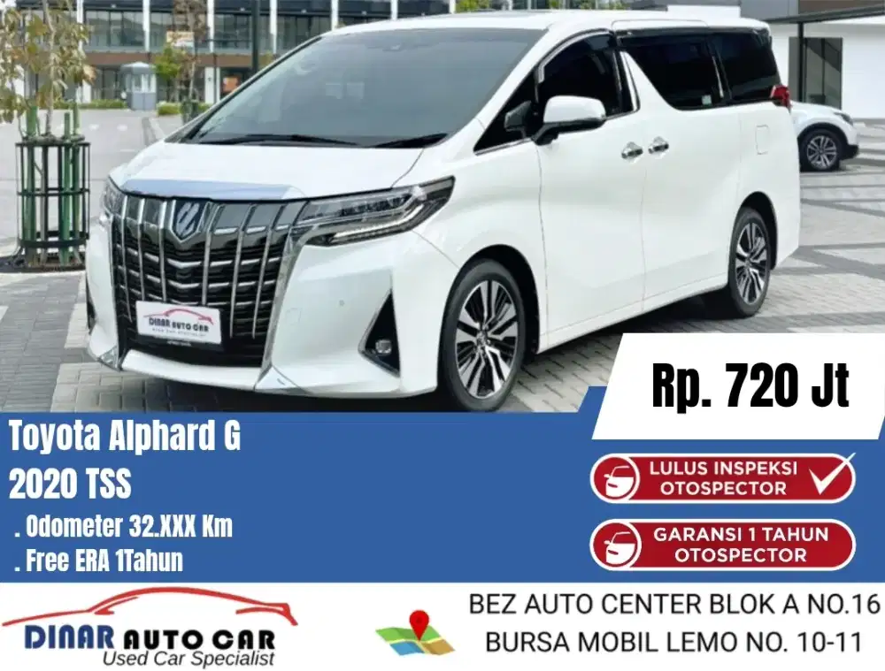 Alphard 2.5 G TSS Premium Sound 2020 Km 32Rb Warenty 1Th *Dinar Auto*
