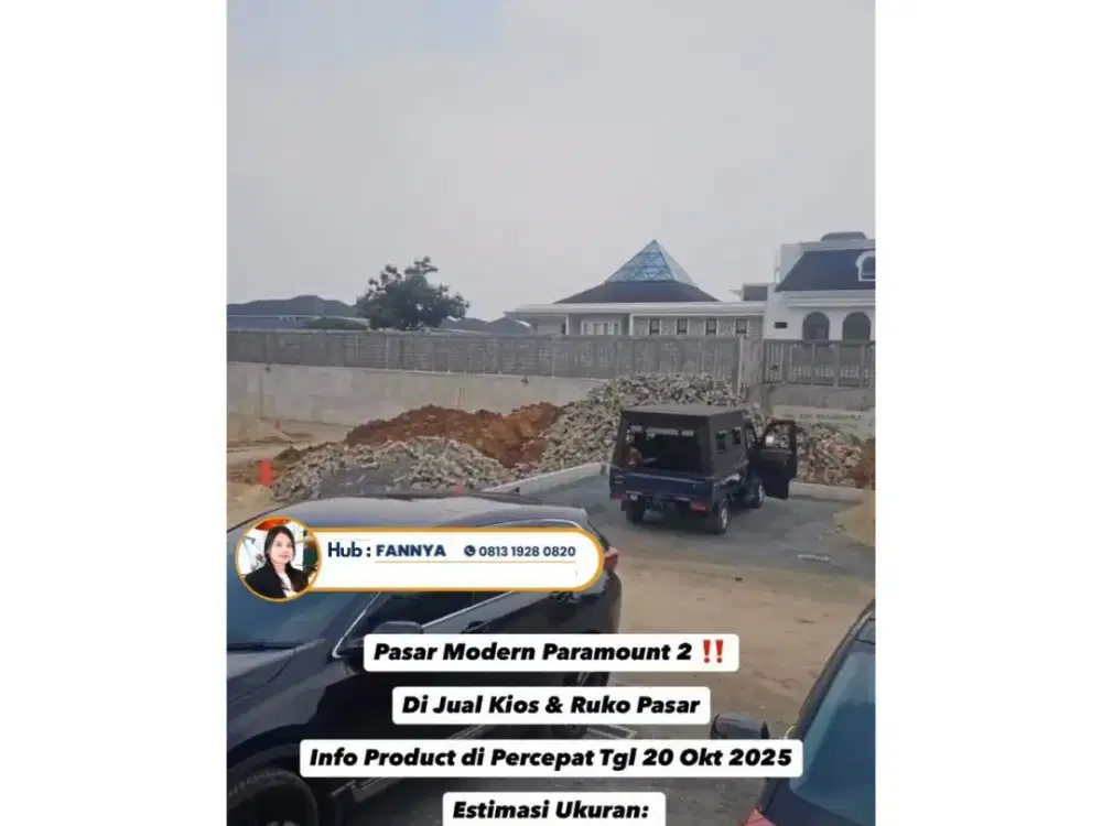 Kawasan Traffic Tinggi Maggiore Termurah Ruko & Kios Paramount land