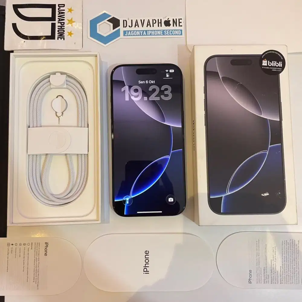 iPhone 16 Pro 256GB BH 100% Garansi Resmi iBox 16 September 2026