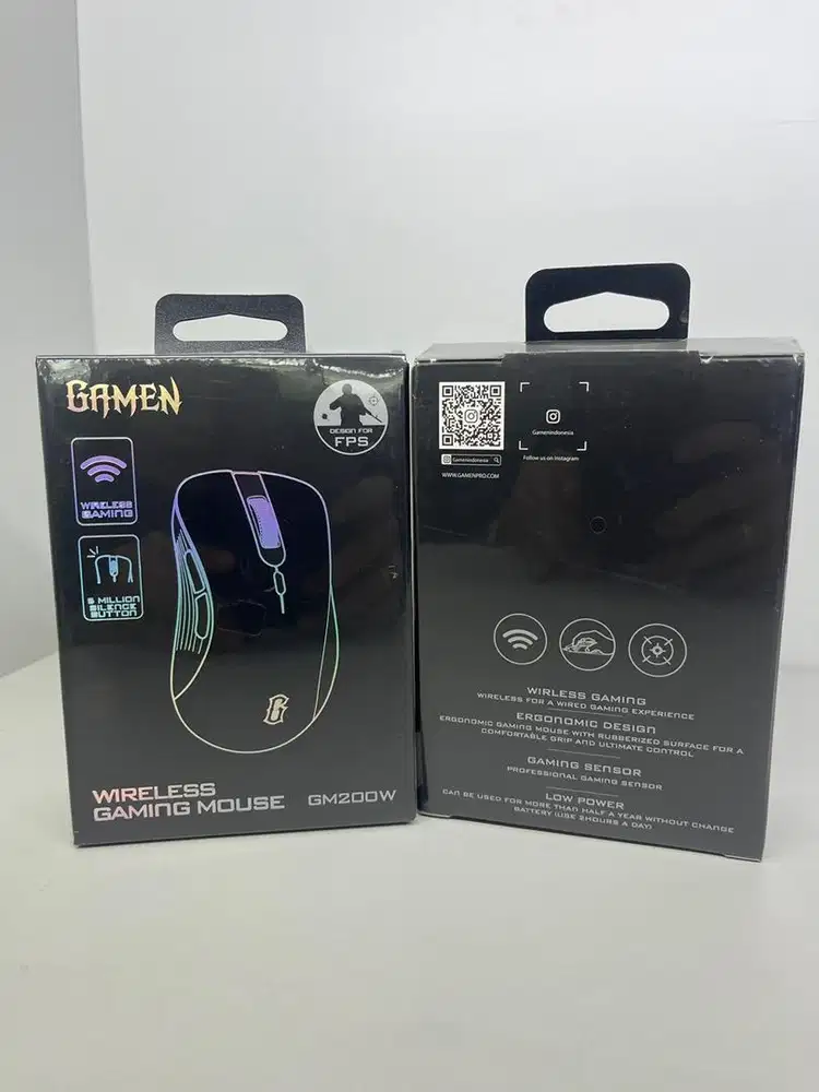 MOUSE GAMING WIRELESS GAMEN GM200W