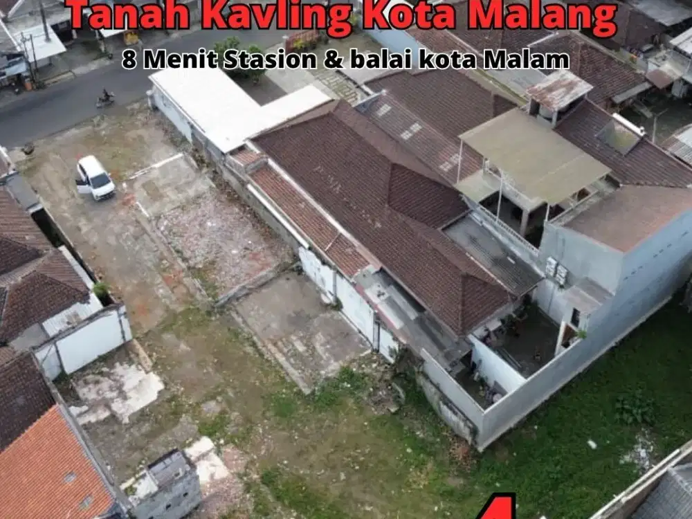 Tanah SHM Split 85m² Poros Jalan, Cocok untuk Ruko atau Tempat Tinggal, Dekat Balaikota.