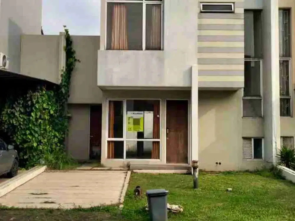 disewakan rumah siap huni di cluster verdant view icon bsd