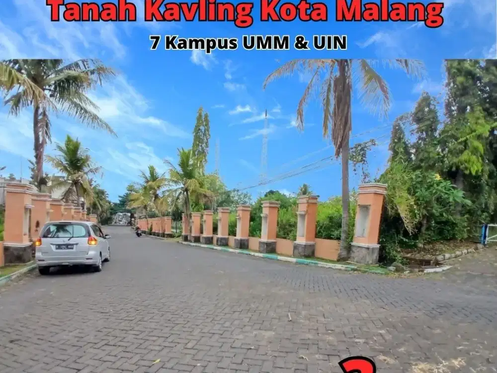 Tanah Luas 200m² SHM Split Siap Bangun, Cuma 7 Menit UMM & UIN, Ideal Hunian Mewah.