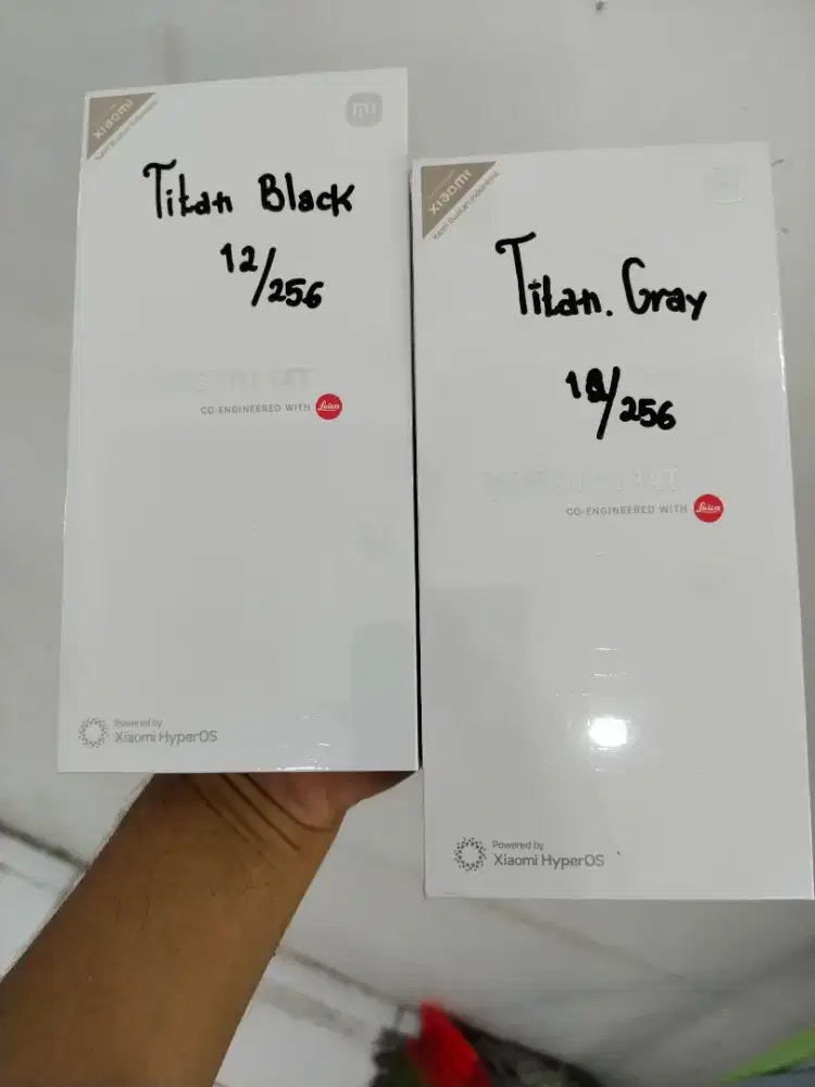 Xiomi 14t 12/256 grey dan black new segel