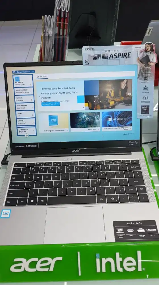ACER ASPIRE LITE 14 RAM 8 GB INTERNAL 512 GB