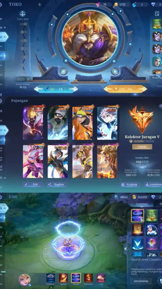 Jual akun ML Sultan Murah