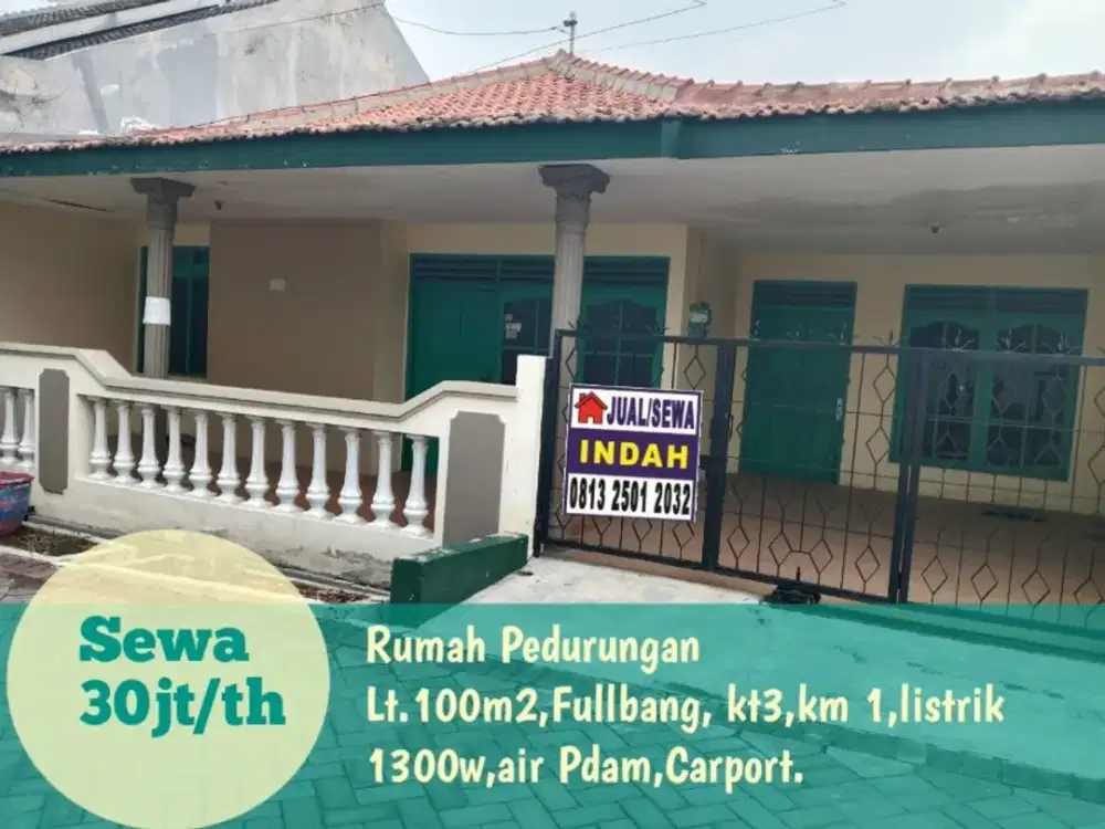 Disewakan Rumah Strategis di Turangga Pedurungan Semarang Timur