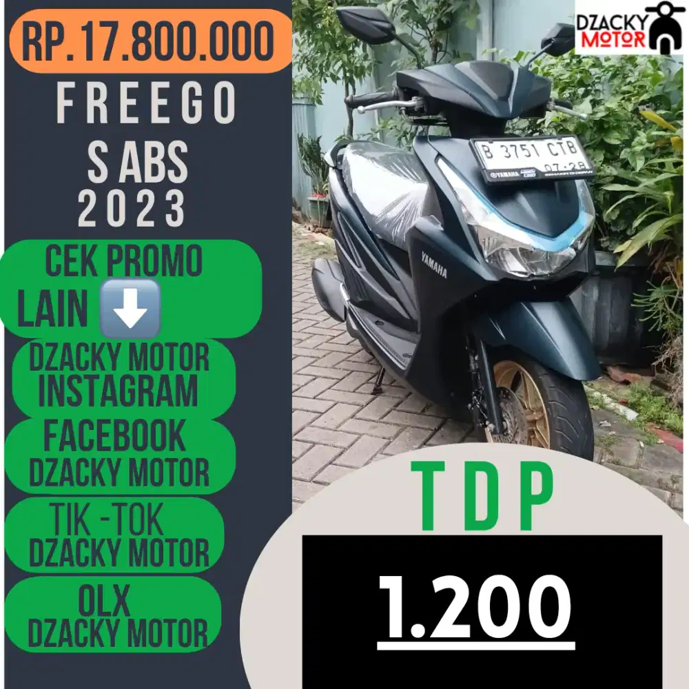 FREEGO S ABS 2023 SECOND LIKE NEW DP PROMO