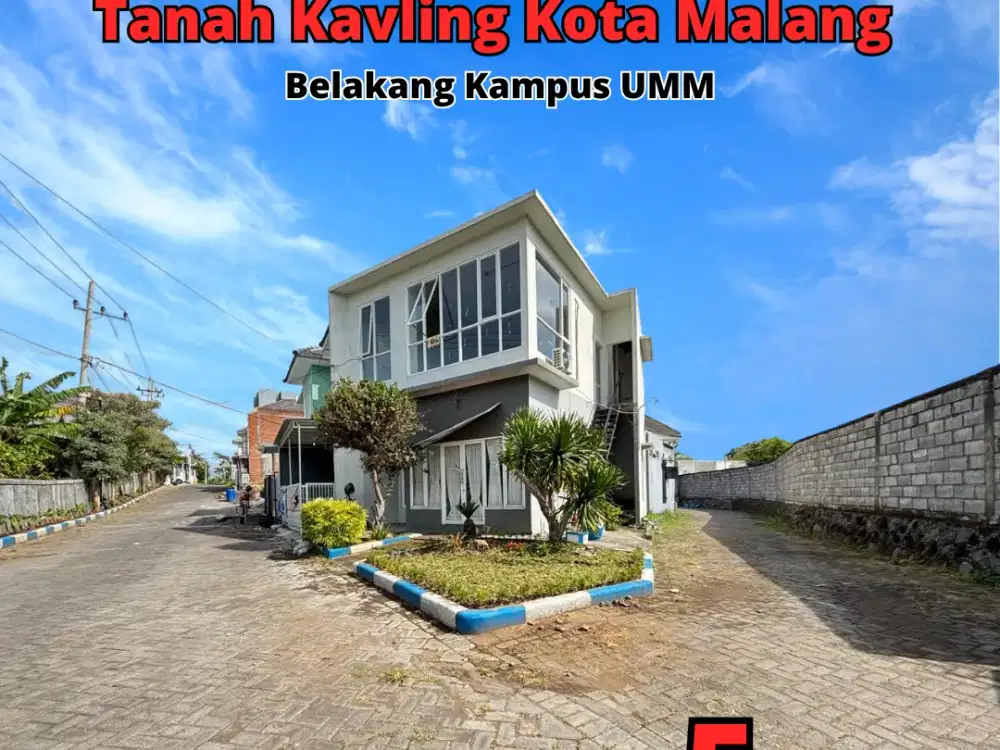 Peluang Emas Juragan Kost! Tanah 168m² Belakang UMM, Nilai Sewa Tinggi, Bebas Banjir.