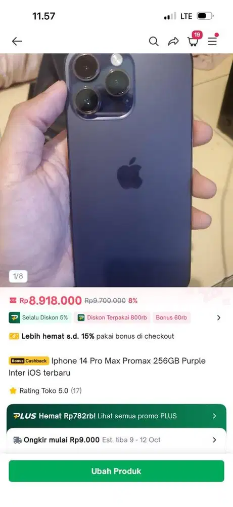 Iphone 14 Pro Max 256GB Inter