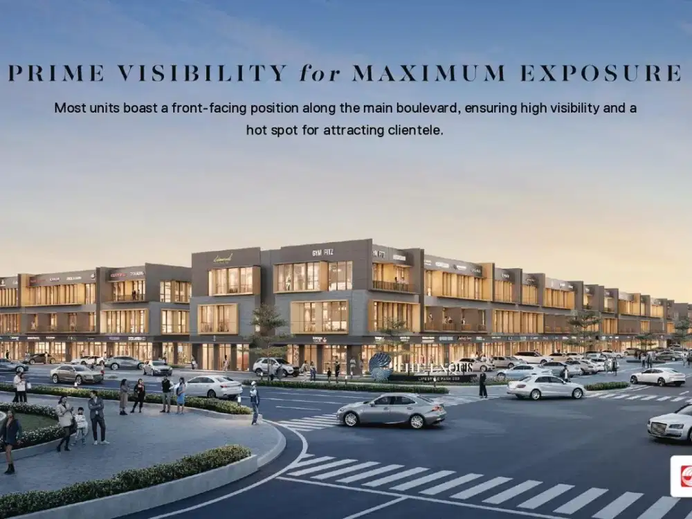 Ruko Enchante Business Park 4,2x13 TERBARU Lengkap Balcony Central BSD