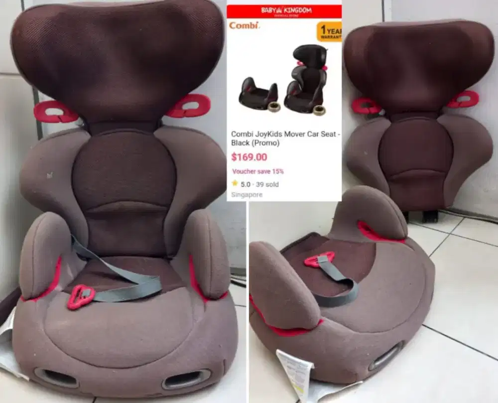 Preloved car seat combi