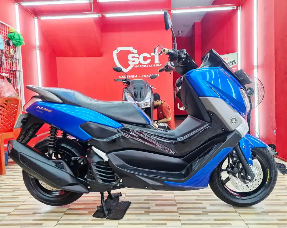 JualCpt90%LikeNew PjkMar26 YAMAHA NMAX 2018 BIRU