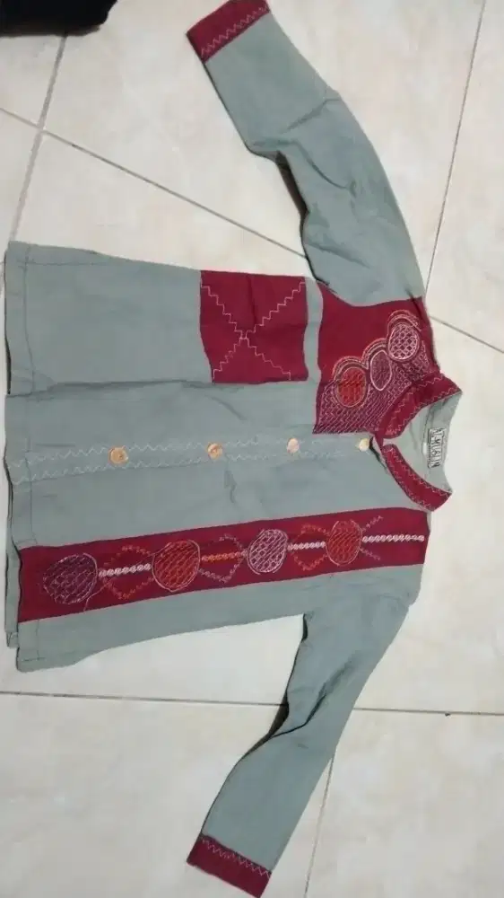 Baju kokoh anak 6 - 8 thn