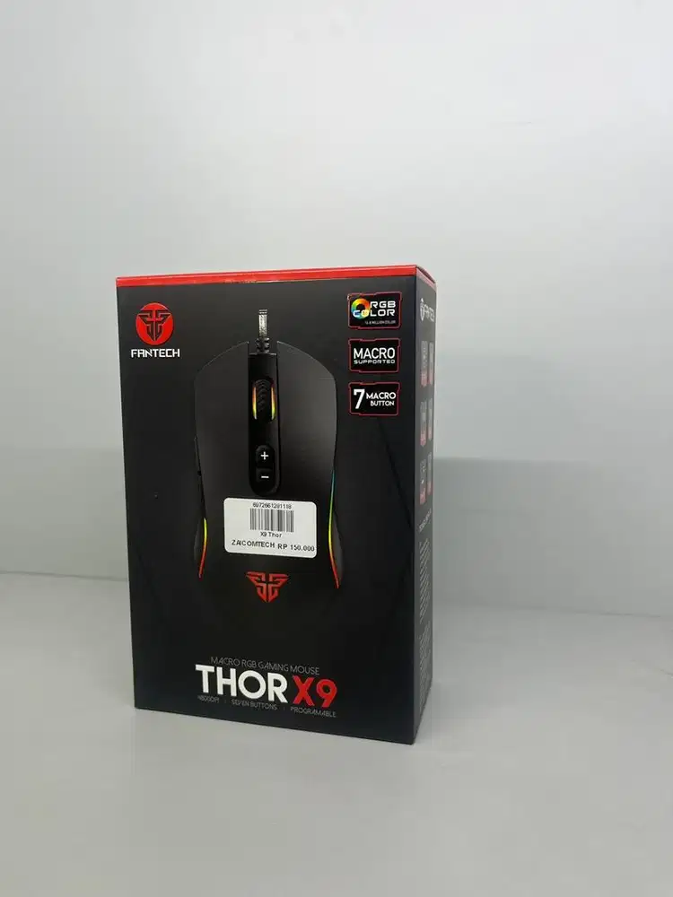 MOUSE GAMING MACRO FANTECH THOR X9
