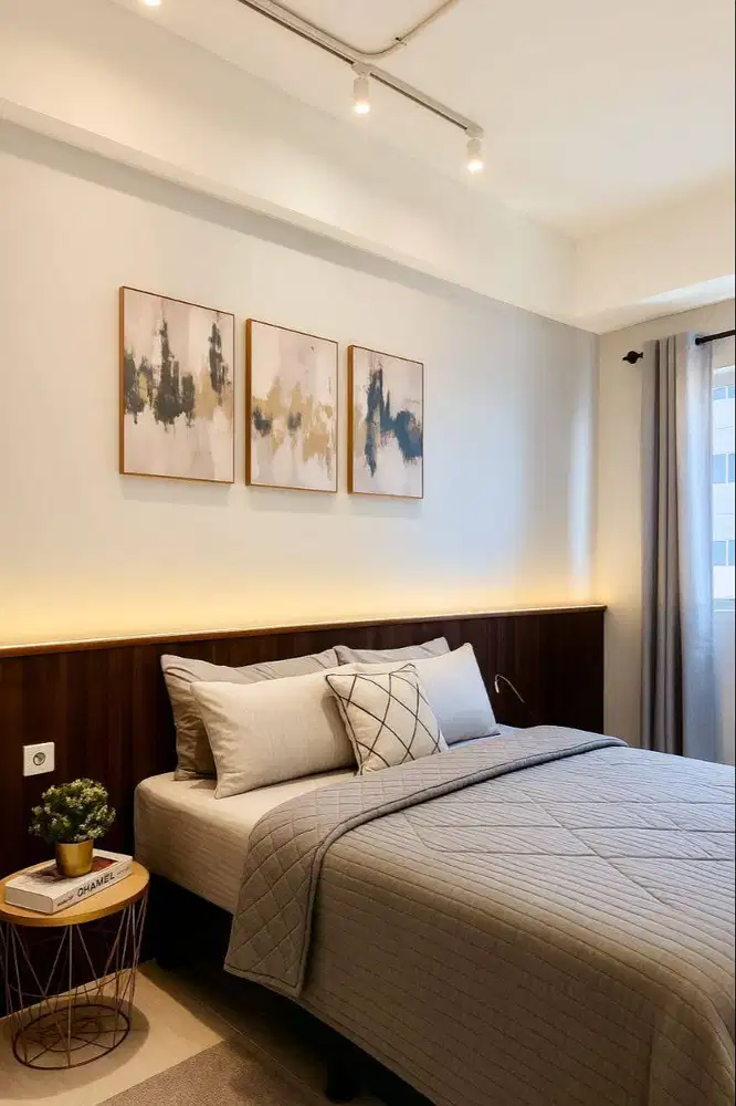 DISEWAKAN APARTEMEN PUNCAK DHARMAHUSADA TOWER B LANTAI 30 FURNISH