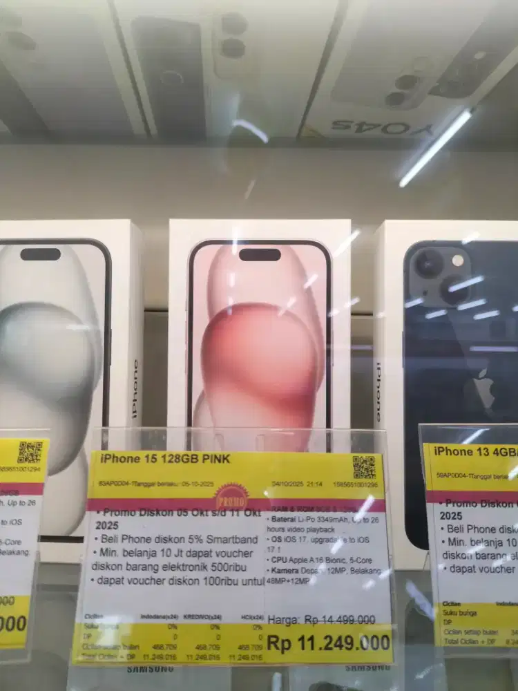 Kredit tanpa cc iPhone 15 128GB