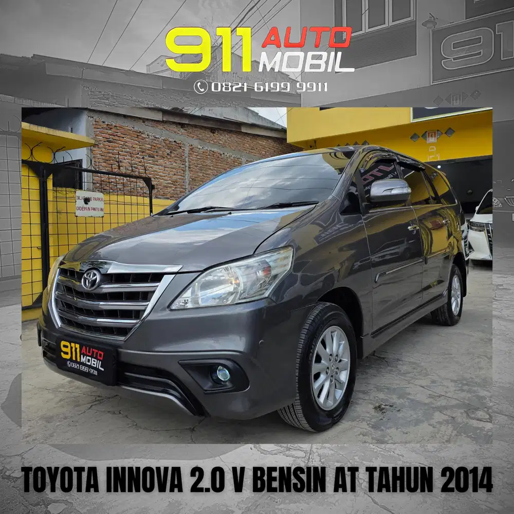 [ ODO 80 RIBUAN ] TOYOTA INNOVA 2.0 V BENSIN AUTOMATIC TAHUN 2014