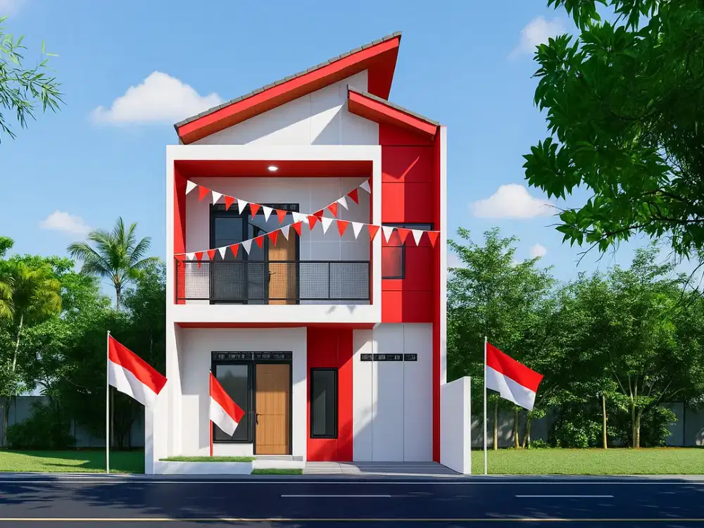RUMAH BEBAS BANJIR SURAT SHM DEKAT ST.DEPOK