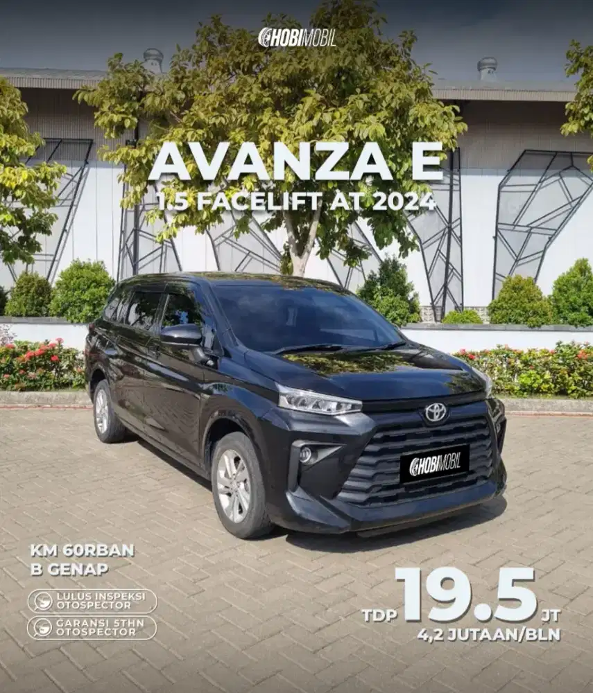 Avanza E 1.5 Facelift AT Thn 2024